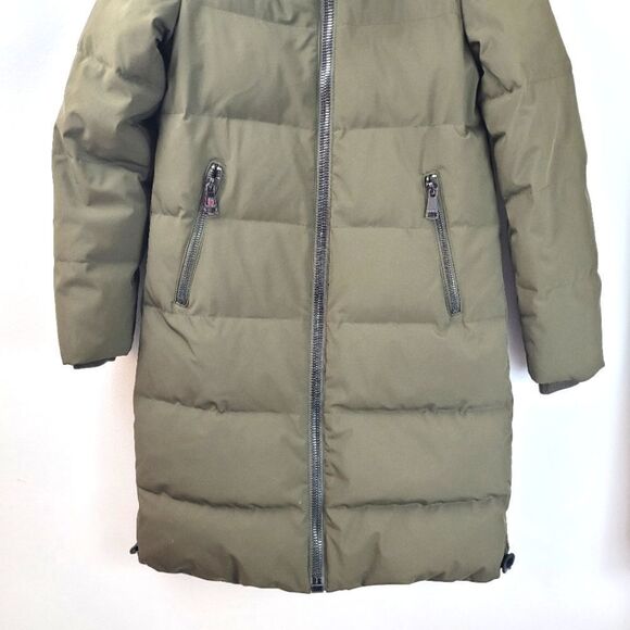 DKNY down waterfowl long puffer coat - Picture 3 of 11